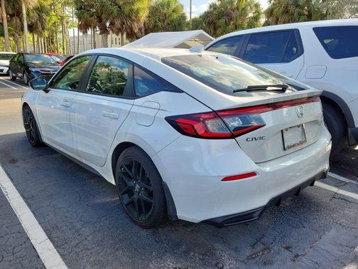 Platinum White Pearl 2023 Honda Civic Sport