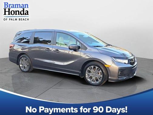 Modern Steel Metallic 2025 Honda Odyssey Touring