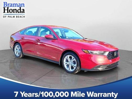 Radiant Red Metallic 2023 Honda Accord LX