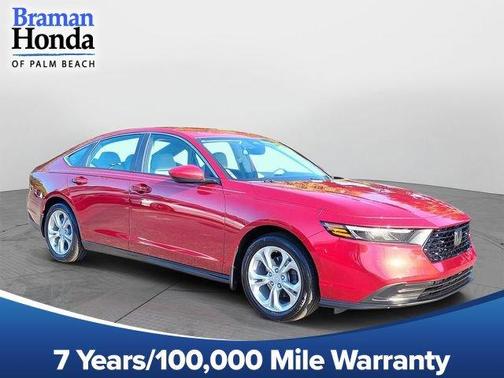 Radiant Red Metallic 2023 Honda Accord LX