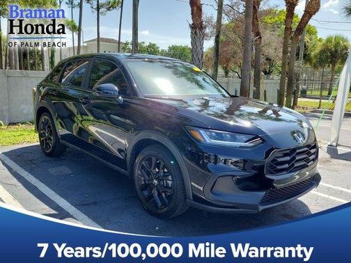 Crystal Black Pearl 2024 Honda HR-V Sport