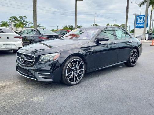 Obsidian Black Metallic 2018 Mercedes-Benz AMG E 43 Base 4MATIC