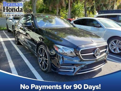 Obsidian Black Metallic 2018 Mercedes-Benz AMG E 43 Base 4MATIC