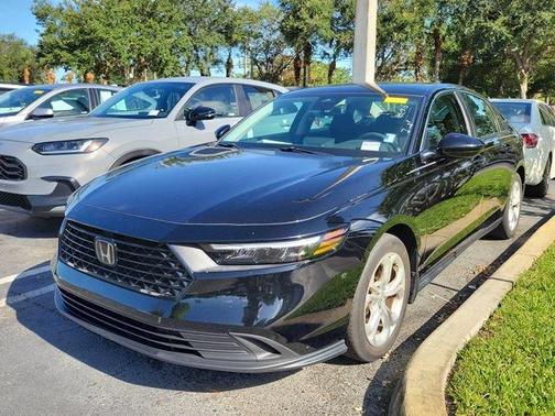 Crystal Black Pearl 2023 Honda Accord LX