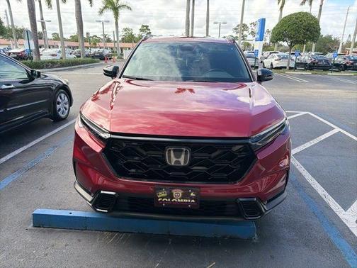 Radiant Red Metallic 2025 Honda CR-V Hybrid Sport