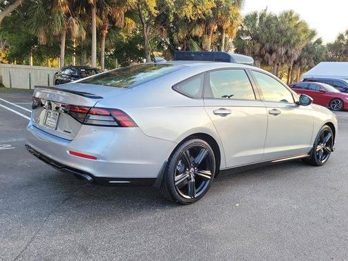 Solar Silver Metallic 2024 Honda Accord Hybrid Sport-L
