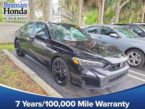 Crystal Black Pearl 2025 Honda Civic Sport
