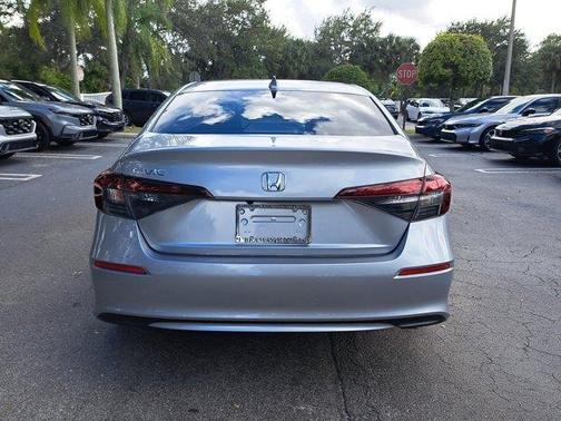 Solar Silver Metallic 2026 Honda Civic LX