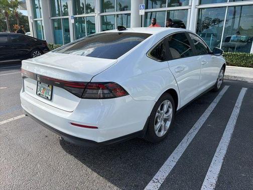 Platinum White Pearl 2025 Honda Accord LX