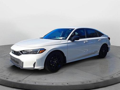 Platinum White Pearl 2026 Honda Civic Sport
