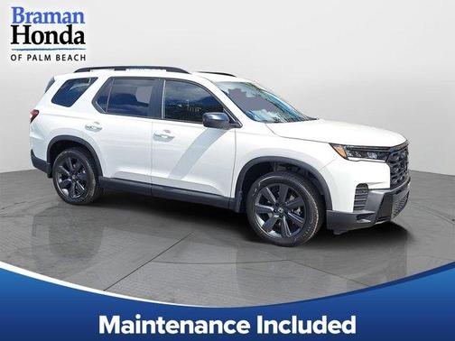 Platinum White Pearl 2026 Honda Pilot Sport