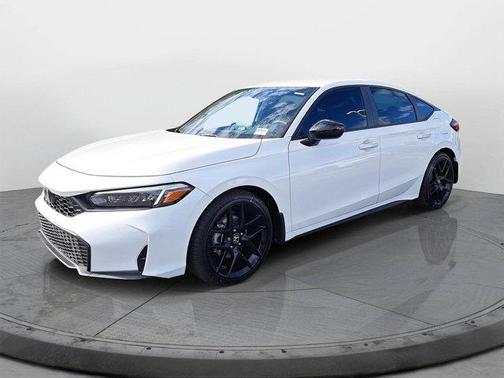 Platinum White Pearl 2026 Honda Civic Sport
