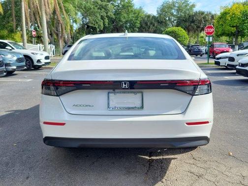 Platinum White Pearl 2026 Honda Accord LX