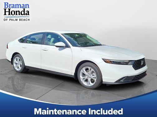 Platinum White Pearl 2026 Honda Accord LX