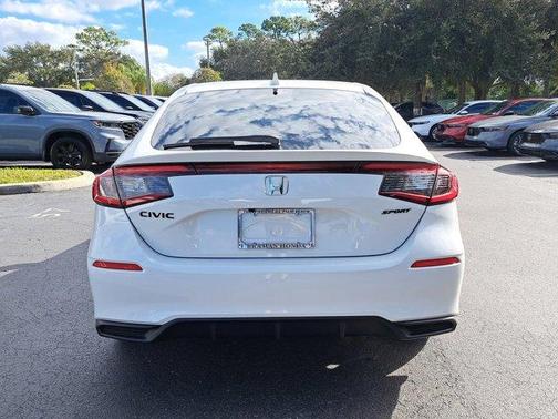 Platinum White Pearl 2026 Honda Civic Sport