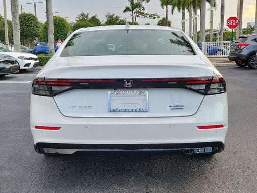 Platinum White Pearl 2023 Honda Accord Hybrid Touring