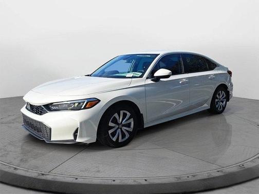 Platinum White Pearl 2026 Honda Civic LX