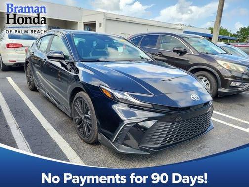 Midnight Black Metallic 2026 Toyota Camry SE