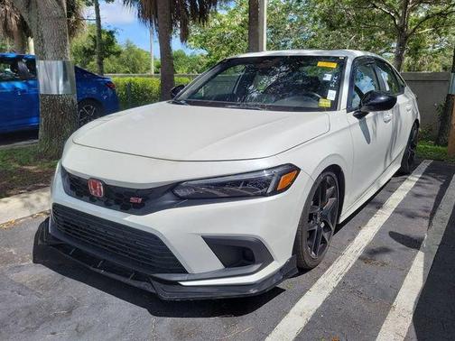 Platinum White Pearl 2024 Honda Civic Si Base