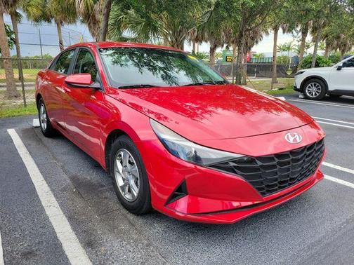 Calypso Red 2021 Hyundai ELANTRA SE