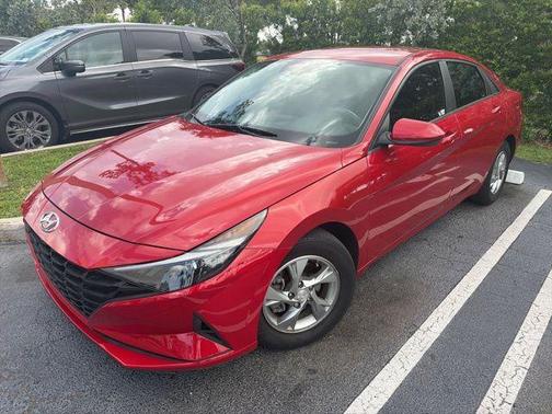 Calypso Red 2021 Hyundai ELANTRA SE