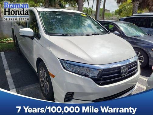 Platinum White Pearl 2024 Honda Odyssey EX-L