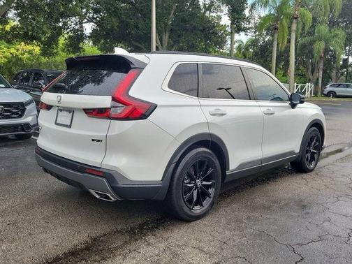 Platinum White Pearl 2024 Honda CR-V Hybrid Sport-L