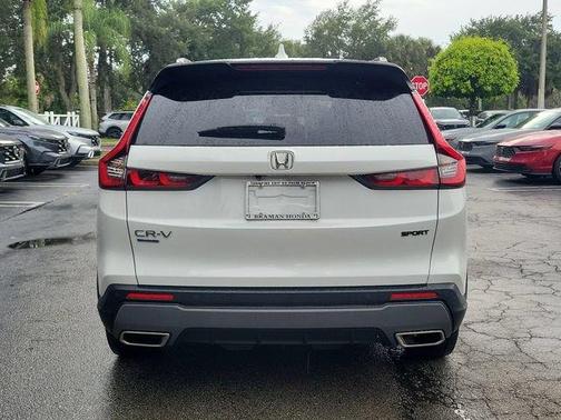 Platinum White Pearl 2024 Honda CR-V Hybrid Sport-L