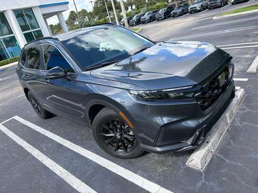 Meteorite Gray Metallic 2025 Honda CR-V Hybrid Sport-L