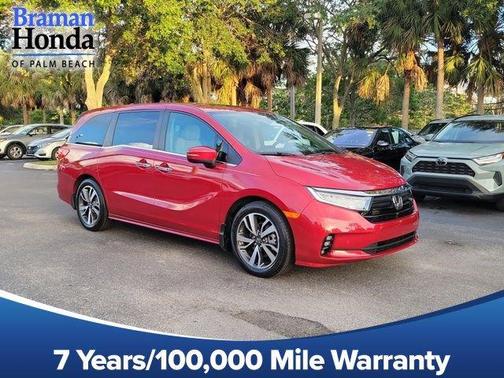 Radiant Red Metallic II 2023 Honda Odyssey Touring