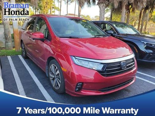 Radiant Red Metallic II 2023 Honda Odyssey Touring