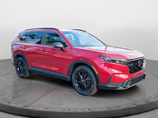 Radiant Red Metallic 2024 Honda CR-V Hybrid Sport