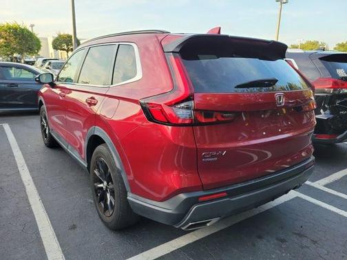 Radiant Red Metallic 2024 Honda CR-V Hybrid Sport