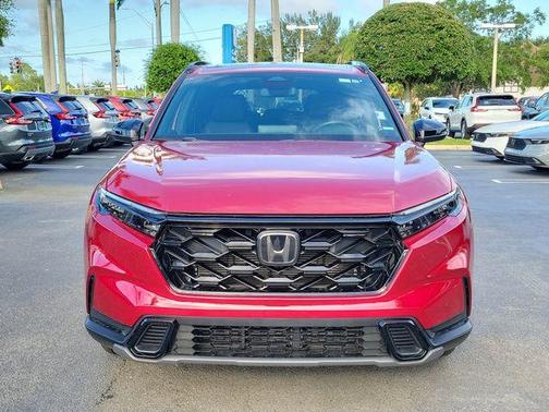 Radiant Red Metallic 2024 Honda CR-V Hybrid Sport