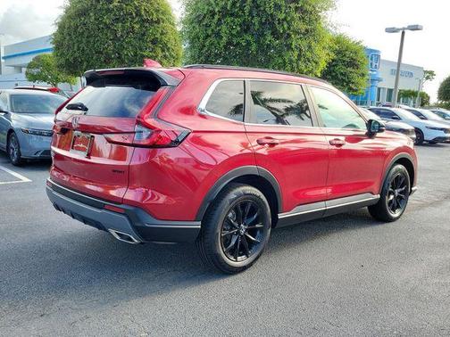 Radiant Red Metallic 2024 Honda CR-V Hybrid Sport