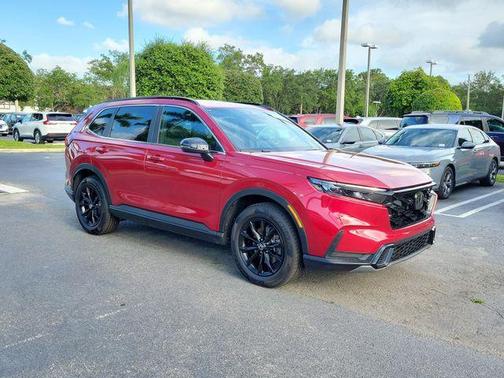 Radiant Red Metallic 2024 Honda CR-V Hybrid Sport
