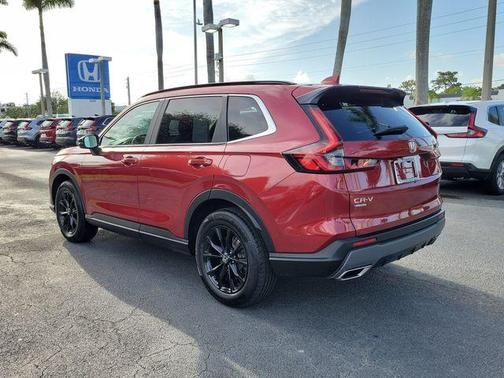 Radiant Red Metallic 2024 Honda CR-V Hybrid Sport