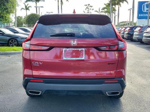 Radiant Red Metallic 2024 Honda CR-V Hybrid Sport