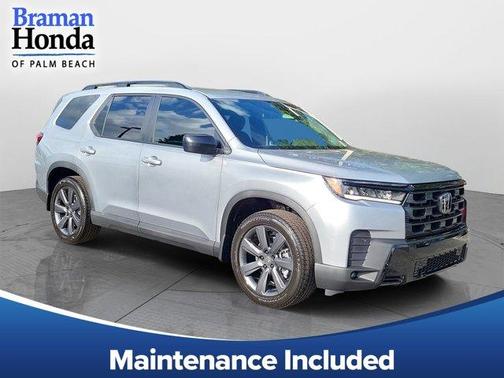 Solar Silver Metallic 2026 Honda Pilot Sport