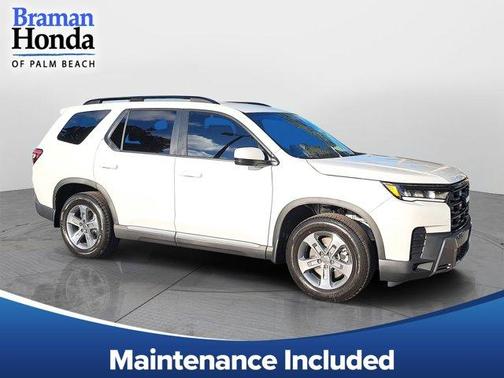 Platinum White Pearl 2026 Honda Pilot EX-L