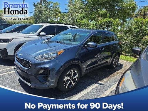 Pacific Blue 2022 Kia Sportage LX