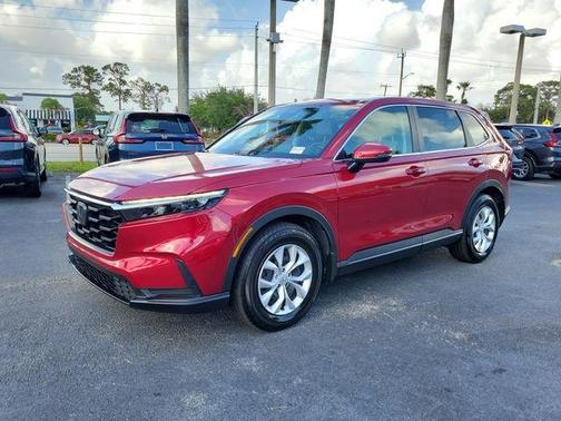 Radiant Red Metallic 2025 Honda CR-V LX