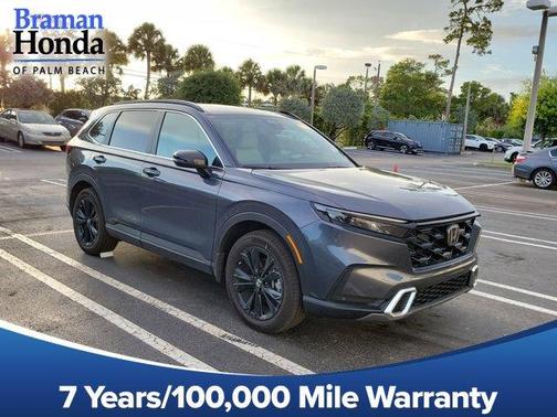 Meteorite Gray Metallic 2024 Honda CR-V Hybrid Sport Touring