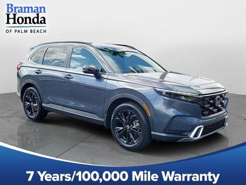 Meteorite Gray Metallic 2024 Honda CR-V Hybrid Sport Touring