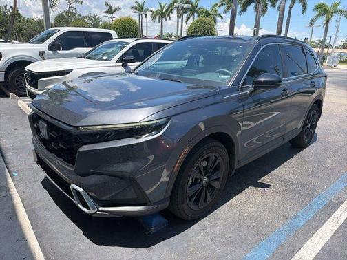 Meteorite Gray Metallic 2024 Honda CR-V Hybrid Sport Touring