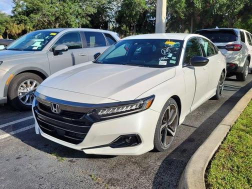 Platinum White Pearl 2022 Honda Accord Sport 1.5T