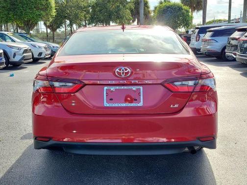 Red 2023 Toyota Camry LE
