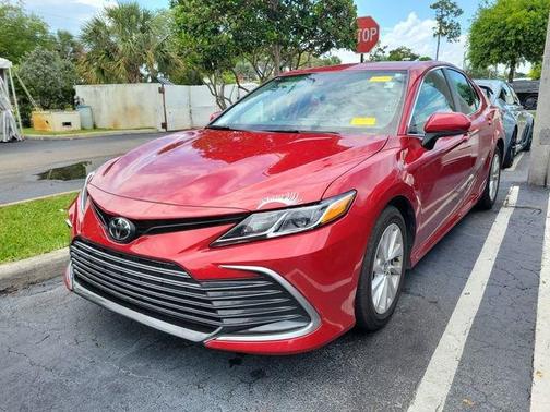 Red 2023 Toyota Camry LE