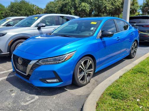 Electric Blue Metallic 2021 Nissan Sentra SR