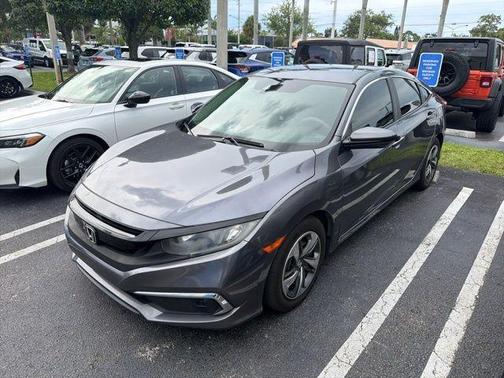 Modern Steel Metallic 2020 Honda Civic LX